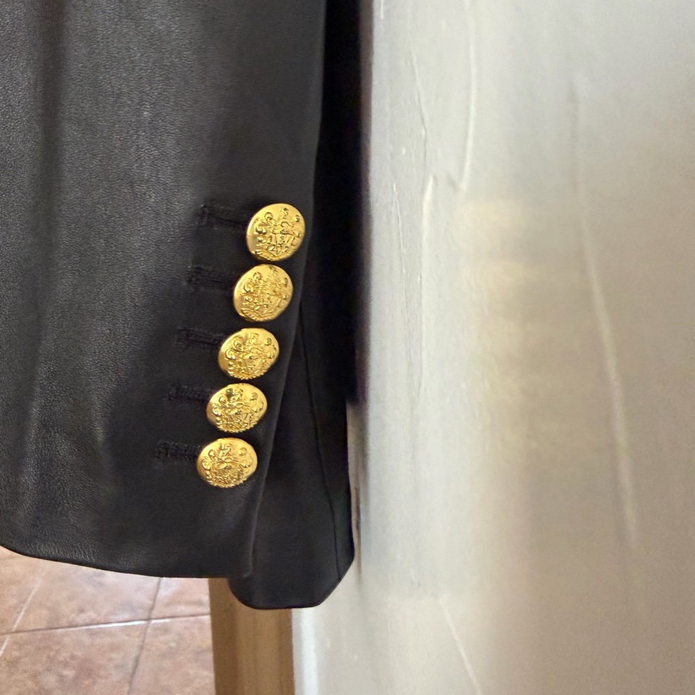 Veronica Beard Black Blazer with Gold Buttons - Picture 6 of 9